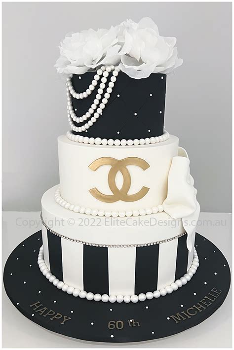 chanel perfume cake ideas|elegant Chanel cake ideas.